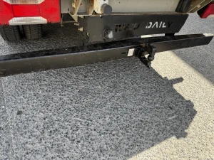 Detalle del enganche trasero del Iveco Daily