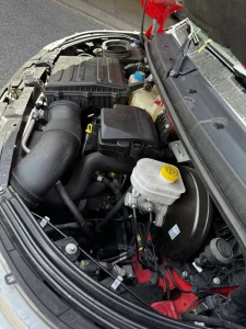Detalle del vano motor del Iveco Daily